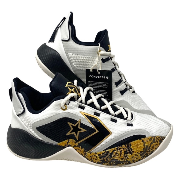 Converse Shoes - Converse BB Shift Gold White Basketball Sneaker Suede Mesh Women Mid Top A02517C